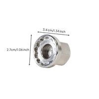 9T Flywheel Tool Compact Cassette Lockring Tool Two-Wheeler Sprocket Remover for Home Garage