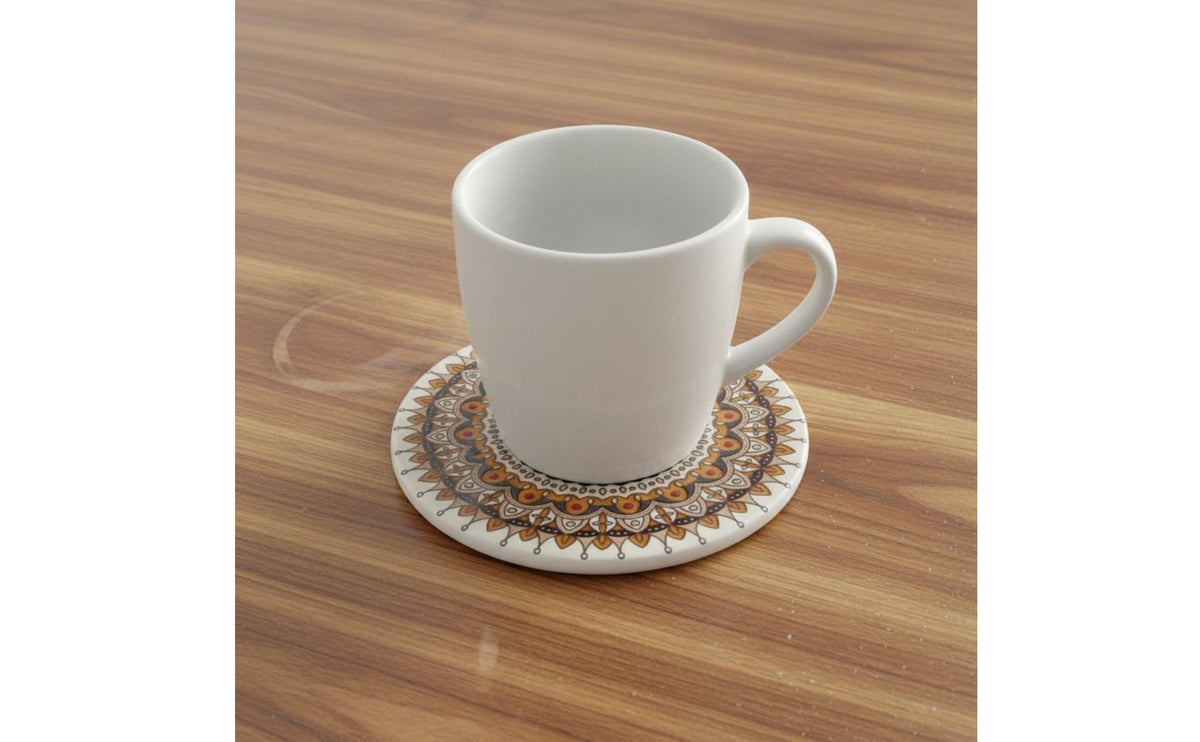 Ceramic Absorbent Coaster Non-Slip Absorbent Ceramic Coaster Protects Furniture Tableware Accessory for Kitchen Counter
