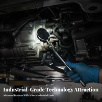 Telescopic Inspection Mirror Professional-Grade Grade Extendable Rotate Mirror Mechanic's Tool Non-Slip Grip for Car Repair
