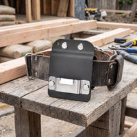 Slim Belt-Mounted Tape Measure Clip Compact Tape Measure Clip Long-Lasting Hardware Sturdy for Contractors, Electricians