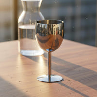 Stainless Steel Beverage Goblet 500 Ml Copper Goblet Drop Resistant Large Capacity Beverage Cup