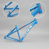 Aluminum Alloy Road Bike Frame Sloping Top Tube Road Cycle Frame Quick Release Lightweight for Touring