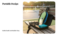 Pickleball Paddle Case Large Capacity Pickleball Paddle Bag Sports Accessory Foam Material Shock-Absorbing for Travel