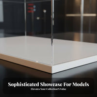 Acrylic Display Box High See-Through Quality Clear Acrylic Display Case Sturdy Construction Transparent Showcase Case for Collectors