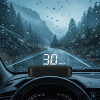 Adjustable Angle Head-up Display No Film Required OBD Car HUD Flexible Mounting for Night Driving