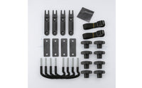Universal Roof Rack Mounting Kit with U-Bolts Replacement Cargo Box Mounting Kit Hand-Tightening Roof Rack U-Bolt Easy Installation for Car Owners, Travelers, Road Trips