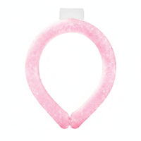 Front-gapFront Neck Cooling Collar Translucent Neck Cooling Collar Non-Electric Flexible for Hot Weather, Outdoor