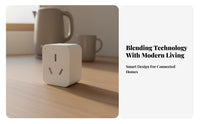 Smart Plug Hands-Effortless Function Speech-Based Control Socket Voice Activated Outlet Easy Setup Bluetooth Smart Outlet No Hub