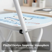 Foldable Backrest Chair Space-Saving space-efficient Seat with Backrest InstallationNo Assembly Required Household Furniture Portable for Small Apartment Dwellers, Home Office Users, Students, Study Room, Dormitory