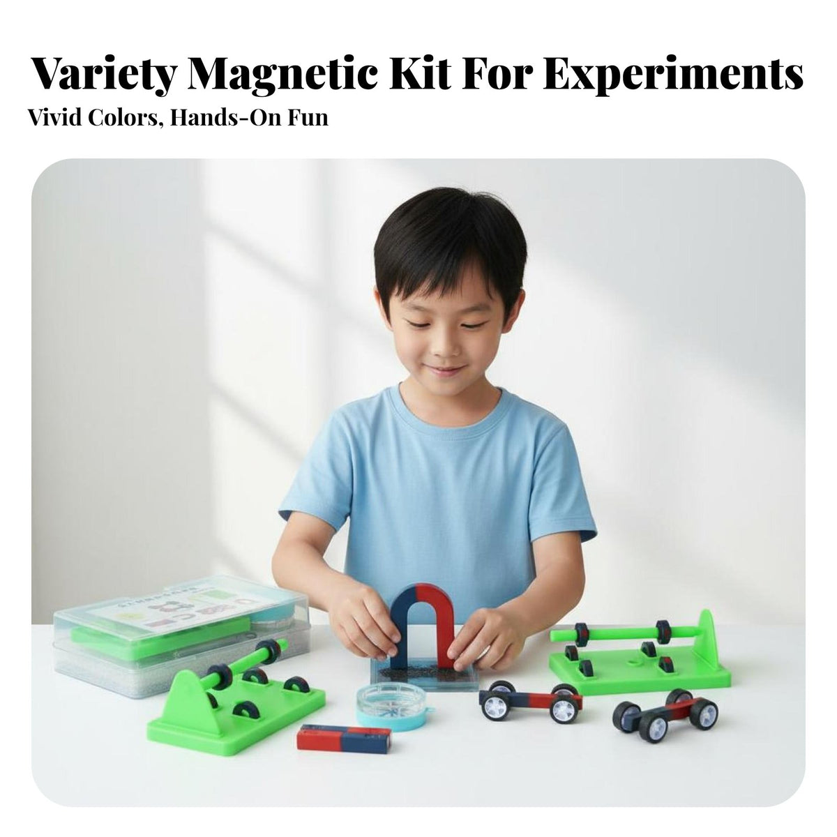 Power Experiment Kit Educational Ism Experiment Set Fun Teaching Demonstrations Children's Science Set for Kids, Classroom, Home