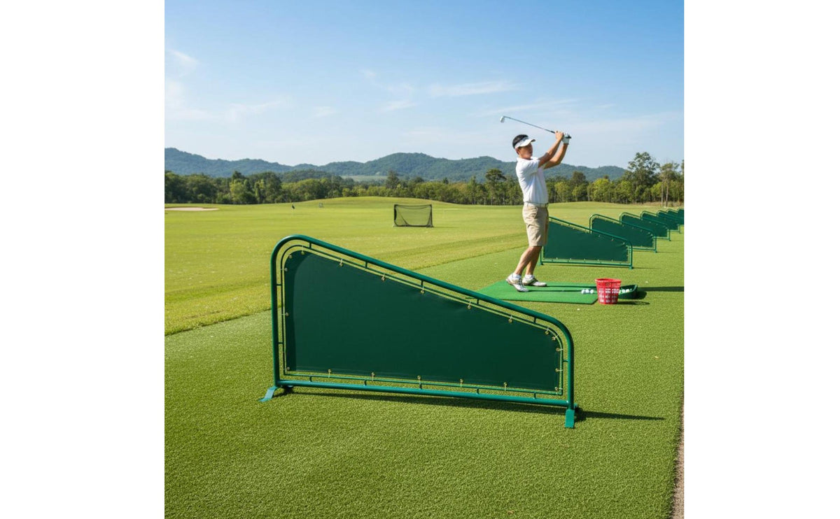 Canvas Golf Divider Heavy Duty Practice Range Barrier Sports Equipment Wear-Resistant