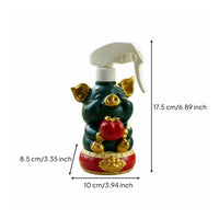 Pig Spray Bottle Red Apple Decoration Fine Mist Sprayer Compact 260 Ml
