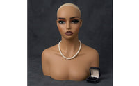 Mannequin Head Bust Shoulder-Length Mannequin Head Display Bust
