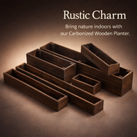Rectangular Wooden Planter Box for Balcony Garden, Outdoor for Flowers and Long Flower for Gardeners, Hanging Pot