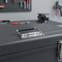 Stainless Steel Handle Heavy Duty Surface Mount Pull Handle Rubber Grip for Cabinet, Drawer