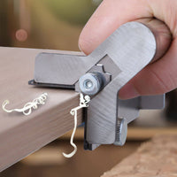 2-in-1 Function Border Banding Trimmer Stainless Steel Body Double-Use Border Trimmer Replaceable Blade Woodworking Chamfering Tool Compact Design for Woodworkers, Carpenters