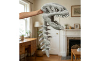Dinosaur Skeleton Hat with Spine Soft Dinosaur Skeleton Hat Oversized Headwear for Cosplayers, Partygoers, Cosplay