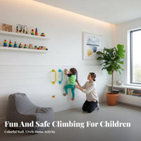 children's Climbing Wall Develops Coordination Kids Climbing Wall Sturdy for Preschoolers, Boys and Girls, Bedroom