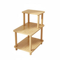 Multi-Functional C-Shaped Rolling Table Space-Saving Sofa Desk Modern Design Storage Rack With casters for Apartment Dwellers, Homeowners, Remote Workers