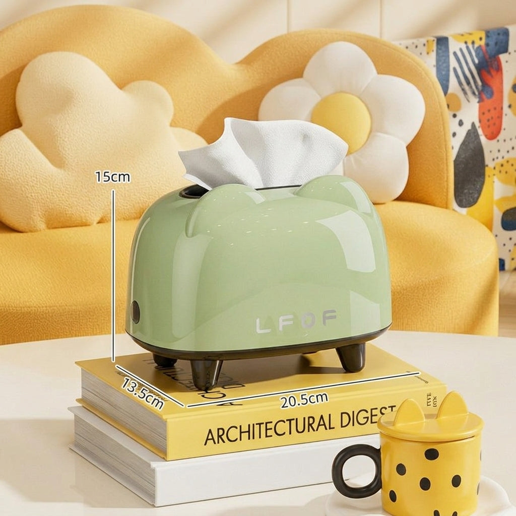 Tissue Paper and Tissue Box for Home Decor, Minimalist Polypropylene Tissue Box Holder for Bedroom Decor, Durable Tissue Boxes for Home Office