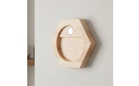 Wooden Honeycomb Award Display Rack DIY Modular Hexagon Medal Hanger Easy to Install Wall Organizer for Athletes, Swimmers