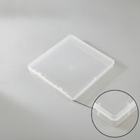 Clear Plastic Storage Box for Jewelry Parts and Small Items - Rectangular PP Container for Amazon/eBay