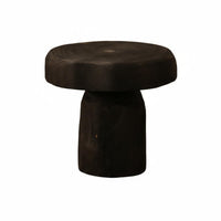 Creative Design Mushroom-Shaped Log Stool Luxury aesthetic Mushroom-Shaped Stool Natural Aesthetic Side Table Multi-Functional for Hotel managers, Interior Designers, Nature Lovers, Entryway, Living Room, Guesthouse, Bedroom