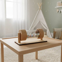 Wooden Rain Stick Handmade Rain Sound Tube Educational for Nursery
