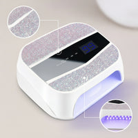 LED Nail Lamp Professional Gel Polish Curing Lamp Nail Dryer with Timer Fast Drying Desktop for Manicurists, Home Manicure