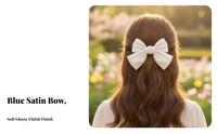 Big Ribbon Top Fastener Elegant Design Large Ribbon Hair Fastener Statement Piece Lightweight for Cosplayers, Photo S