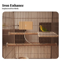 Low Voltage Bird Heat Panel Compact Bird Warming Panel Beige and Orange