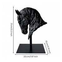 Abstract Horse Sculpture Modern Style Horse Head Statue for Hotel