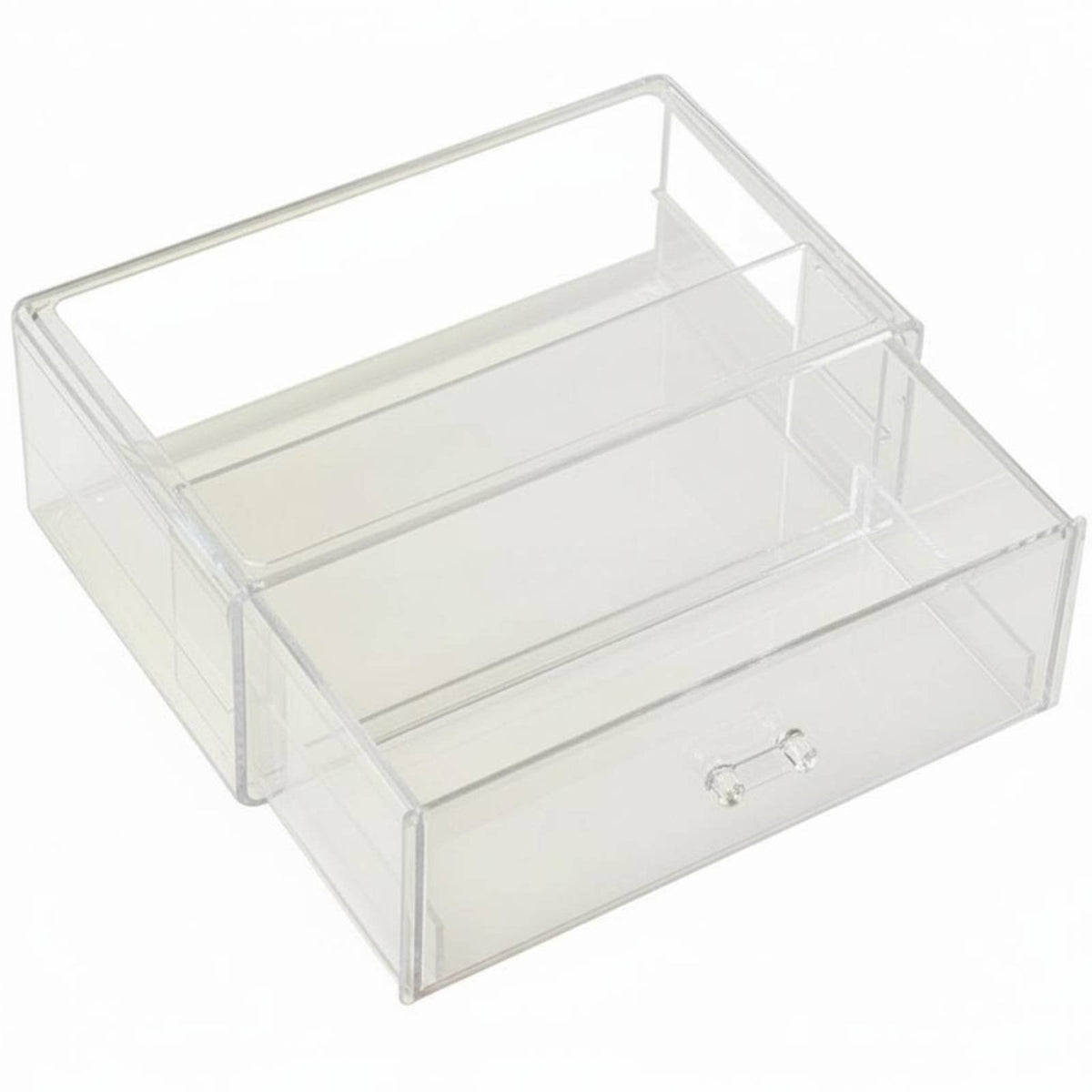 Desktop Drawer Unit debris-clear ofresistant Desktop Display Case with Drawers Large Capacity