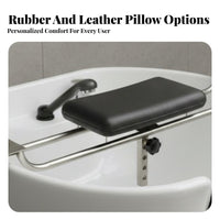 Thai Design Shampoo Bed Pillow Replacement Part Stainless Steel Shampoo Chair Pillow Frame Versatile Compatibility Salon Sink for Barbers