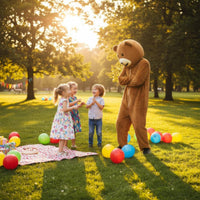 Character Costume Furry Animal Character Outfit Easy to Wear Full Body   Costume for Promoters, Entertainers, Promotional Events, Processions
