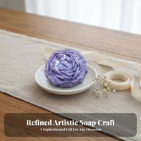 Floral Soap Handmade 3D Peony Gentle Cleansing Bar for Events