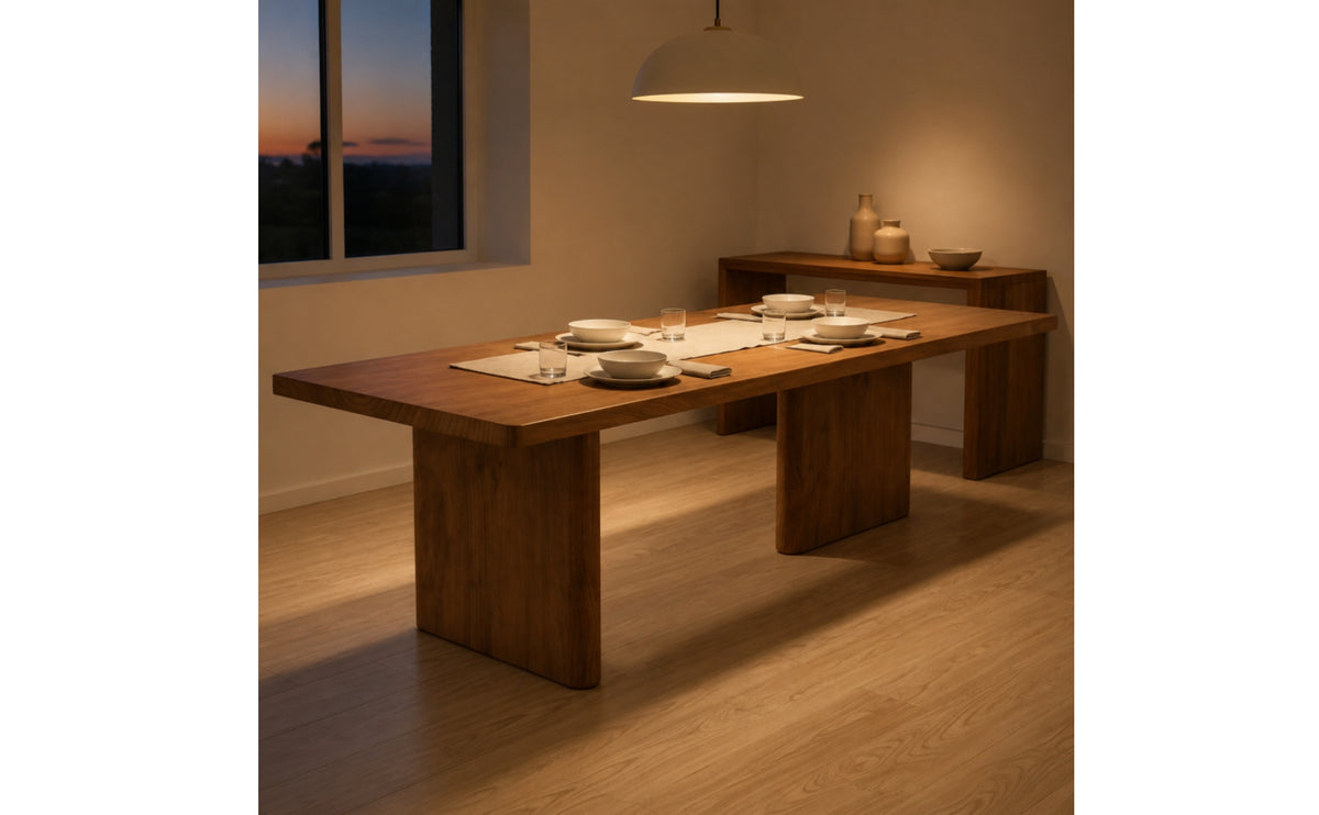 Minimalist Rectangular Dining Table Modern Wooden Dining Table Practical Furniture Long-Lasting for Study Room