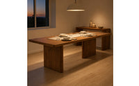 Minimalist Rectangular Dining Table Modern Wooden Dining Table Practical Furniture Long-Lasting for Study Room