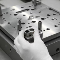 100 Pieces Spacer Block Double-Loop Casting Spacer Matte Support Part for Toolmakers, Machinists, Industrial Tooling