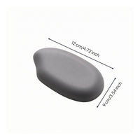 Washable Pebble-Shaped Wrist Rest Skin-Friendly Mouse Wrist Rest Polished Desk Accessory Rounded
