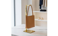 Handbag Display Stand Construction Handbag Display Holder Rust-Resistant Countertop Bag Rack for Boutique Owners, Showroom, Closet, Dressing Table