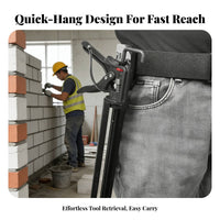 Hands-Unrestricted Quick Release Tool Clip Single-Handed Operation Belt Mount Tool Holder Universal Compatibility for Professionals