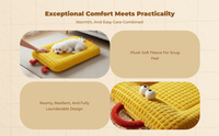 Dog Bed, Washable Kennel Pad, Anti-Slip, Indoor Outdoor
