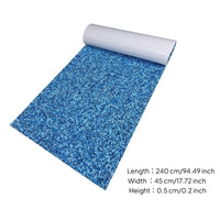 Marine Deck Mat with Textured EVA Foam Sheet Trimmable for Kayakers