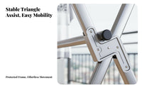 Foldable Drying Rack Indoor & Outsidedoor Use Foldable X-Shaped Frame Airer Extendable Clothes Horse for Apartment Dwellers, Homemakers, Balcony, Yard