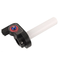 22 Mm Mounting Hole ATV Twist Throttle Handle Blue Adjustment Fastener Motorcycle Twist Throttle Red Accent Vehicle Part Black