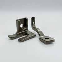 2 Pieces Stitching Apparatus Presser Feet Universal Stitching Apparatus Feet Silver Toned Hardware for Hobbyists