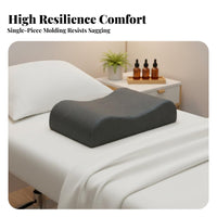 Anti-Collapse Beauty Salon Neck Pillow Cervical Support Eyelash Extension Pillow High Rebound Sponge for Estheticians, Women, Spas, Home
