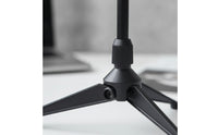 Adjustable Desktop Audio Capture Device Stand Tabletop Desktop Mic Stand Stable Low-Profile for Recording, Broadcasting
