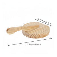 Wooden Dumpling Wrapper Press Wooden Dumpling Skin Press Finish Manual Pastry Presser Tool for Beginners